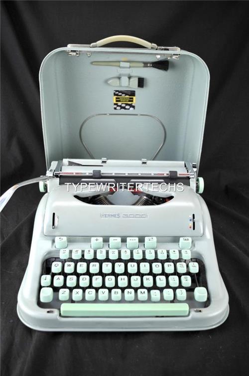 Cursive Hermes 3000 (script) : r/typewriters